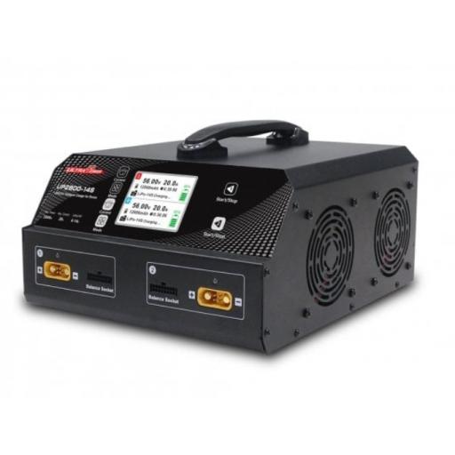UltraPower Dual Battery Charger - up to 14S LiPo/LiHV with Case